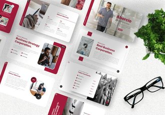 企业汇报商务提案keynote模板 - 顶尖PPT