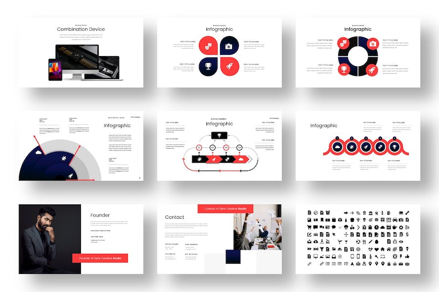 欧美商业商务团队合作项目会议通用PPT模板 - 顶尖PPT