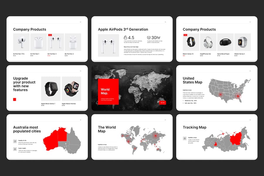 极简风格商务业务合作keynote模板 - 顶尖PPT