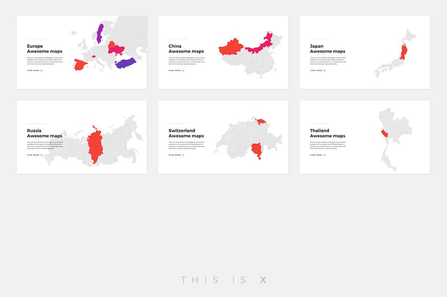 创意设计作品展示PPT模板 - 顶尖PPT