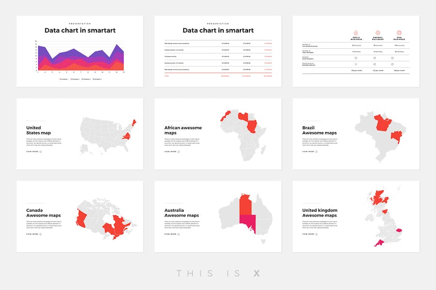 创意设计作品展示PPT模板 - 顶尖PPT