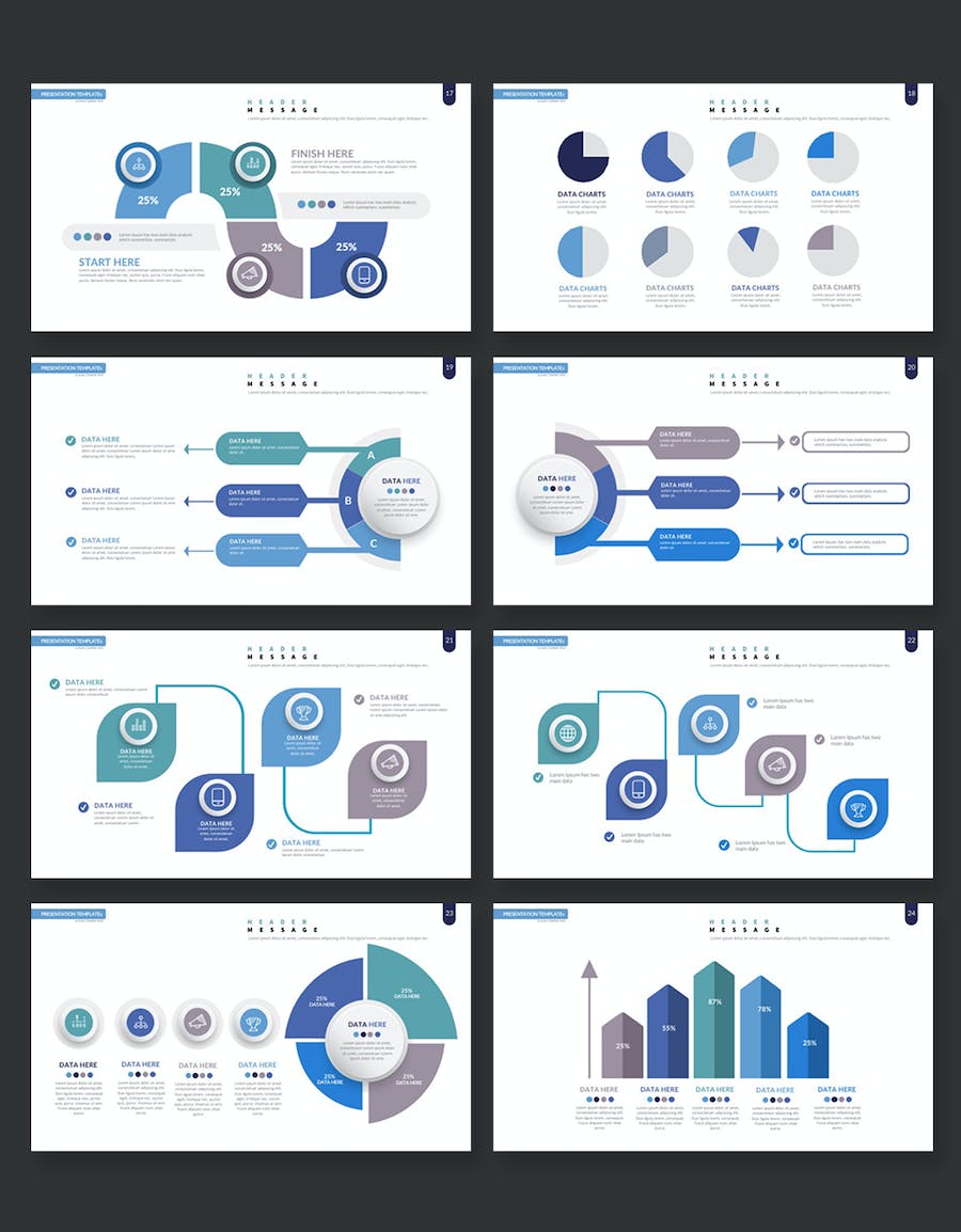 KPI性能指标商业融资报告PPT模板 - 顶尖PPT