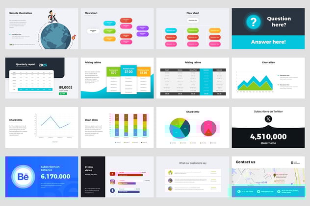 初创企业解决方案提供商PPT动画模板 - 顶尖PPT