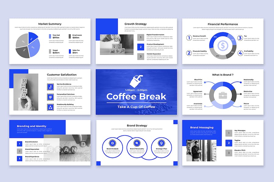 商务演讲展示设计方案PPT模板 - 顶尖PPT