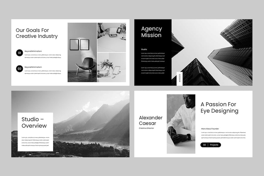 极简风格商务办公通用PPT模板 - 顶尖PPT