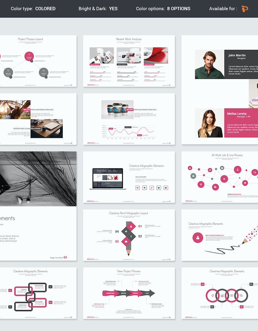 国外高级简约风格商务商业通用PPT模板 - 顶尖PPT