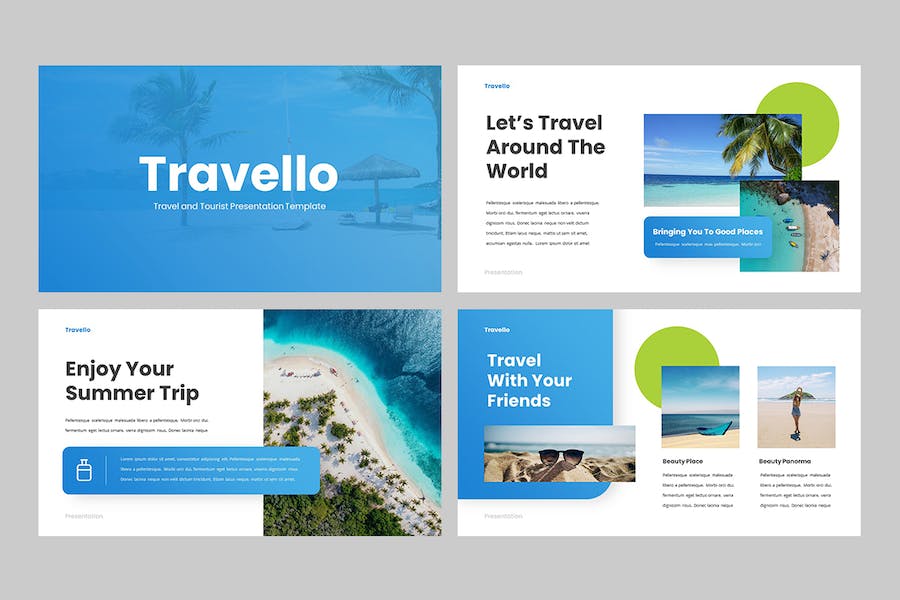 旅游代理服务讲述展示Keynote模板 - 顶尖PPT