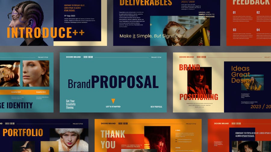 暗色系品牌建设项目提案Keynote主题演讲 - 顶尖PPT