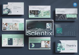 学术研究论文发表汇报演讲Keynote模板 - 顶尖PPT