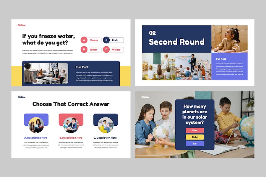 儿童教育培训课程内容设计PPT模板 - 顶尖PPT