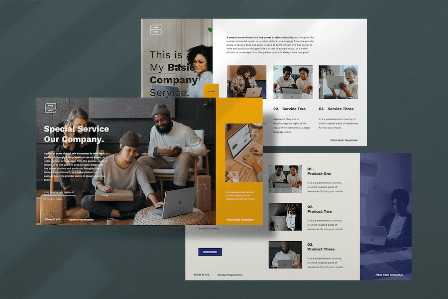 商业项目合作公司简介PPT模板 - 顶尖PPT