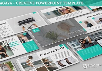 30页3种配色女性服饰介绍展示促销PPT模板 - 顶尖PPT