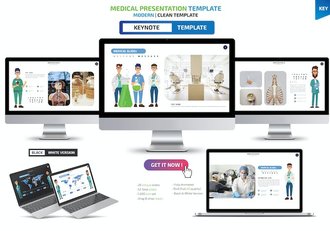 医疗机构健康服务展示Keynote模板 - 顶尖PPT