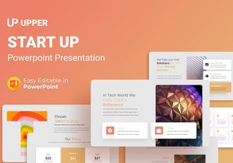 初创企业品牌搭建PPT演示模板 - 顶尖PPT