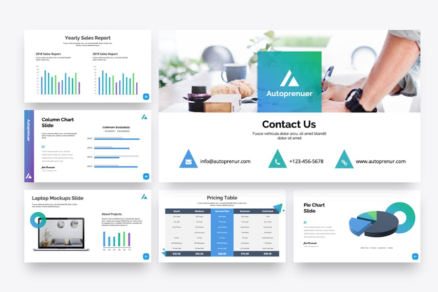 创业项目商业路演keynote演示模板 - 顶尖PPT