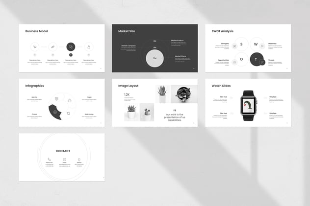 简约风格Keynote演示模板 - 顶尖PPT