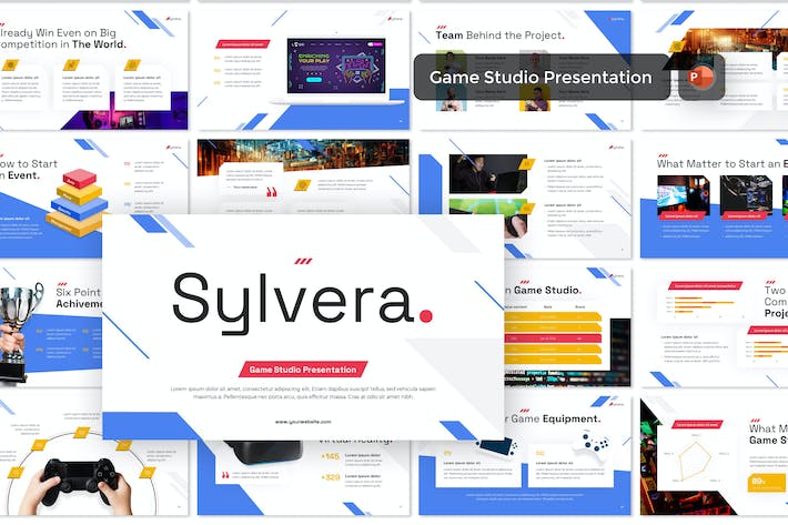 游戏工作室项目推介运营PPT模板 - 顶尖PPT