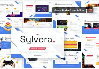 游戏工作室项目推介运营PPT模板 - 顶尖PPT