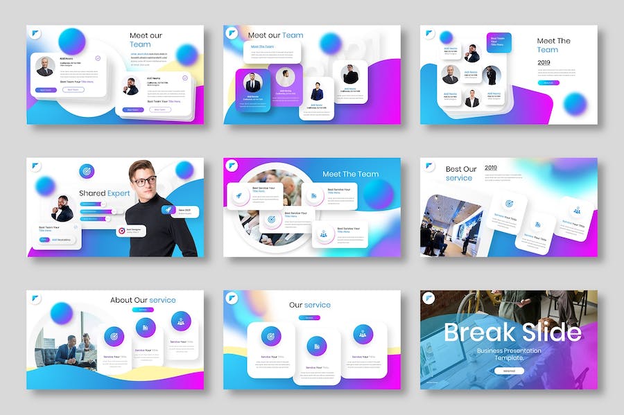 业务合作展示商务通用PPT模板 - 顶尖PPT