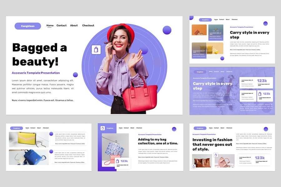 时尚配饰产品推介宣传营销展示方案PPT模板 - 顶尖PPT