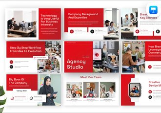 代理工作室keynote模板 - 顶尖PPT