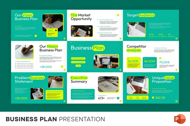 商业计划融资方案书PPT模板 - 顶尖PPT