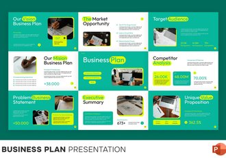 商业计划融资方案书PPT模板 - 顶尖PPT