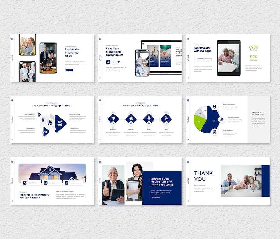 创业风险保险业务介绍方案展示PPT模板 - 顶尖PPT