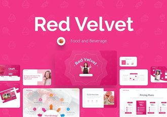 快餐行业食品饮料市场调研分析PPT模板 - 顶尖PPT