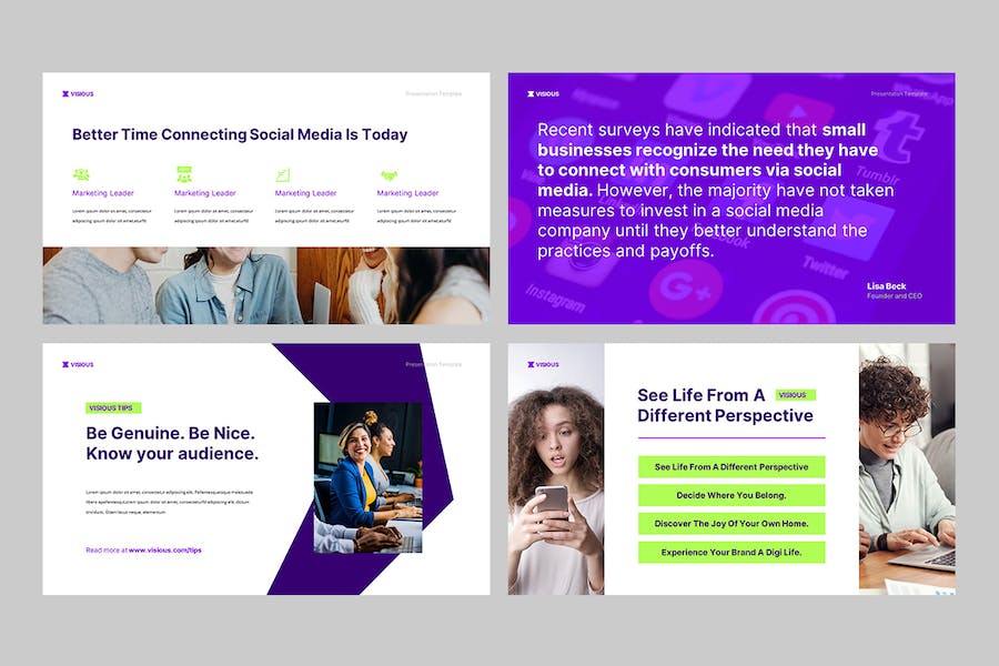 社交媒体营销策划分析keynote模板 - 顶尖PPT