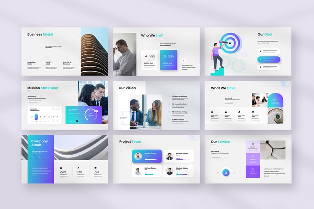 企业商业计划PPT模板 - 顶尖PPT