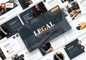 法律声明律师PowerPoint模板 - 顶尖PPT