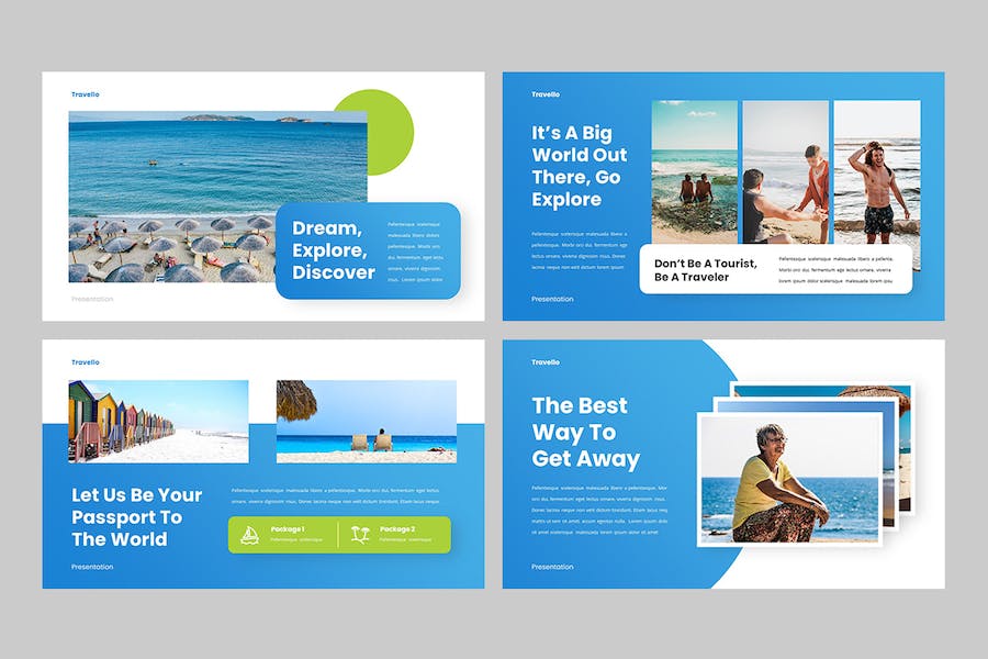 旅游代理服务讲述展示Keynote模板 - 顶尖PPT