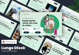 旅游攻略指南推介目的地宣传展示方案PPT模板 - 顶尖PPT