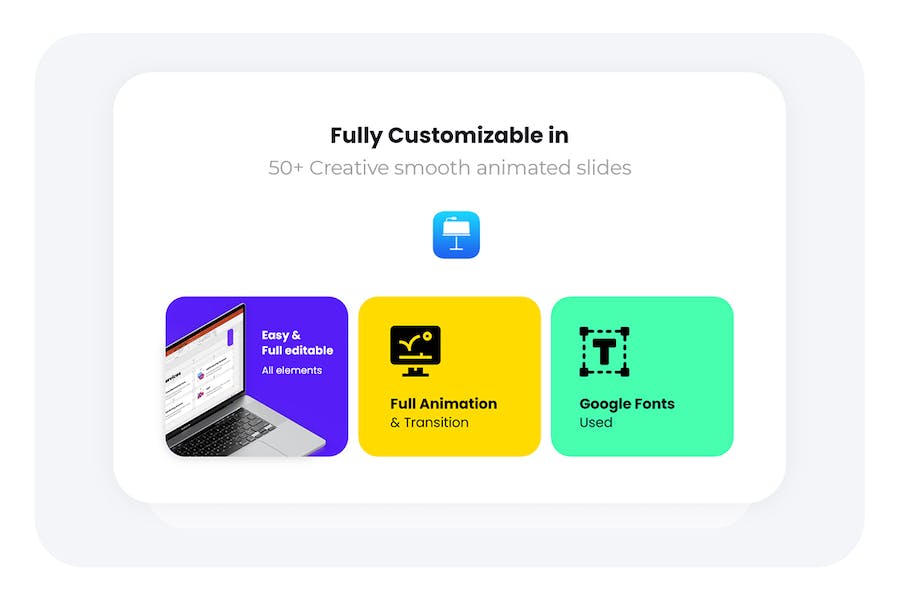 黑色系极简工作计划总结keynote模板 - 顶尖PPT