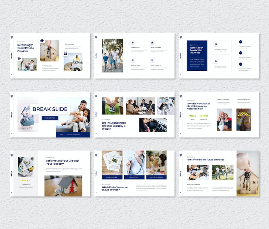 创业风险保险业务介绍方案展示PPT模板 - 顶尖PPT