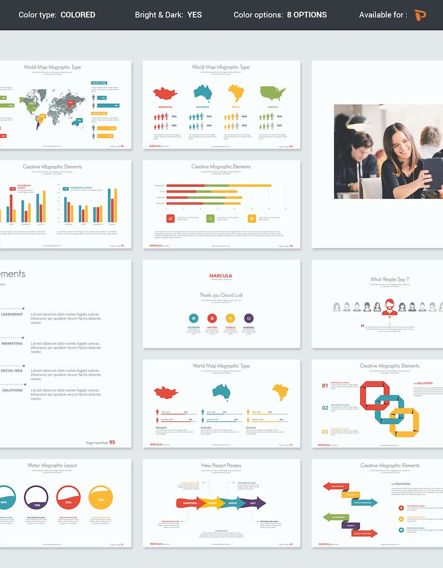 国外高级简约风格商务商业通用PPT模板 - 顶尖PPT