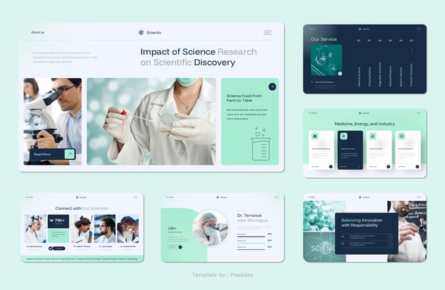 学术研究论文发表汇报演讲Keynote模板 - 顶尖PPT