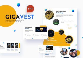 虚拟货币介绍公司简介团队介绍PPT模板 - 顶尖PPT