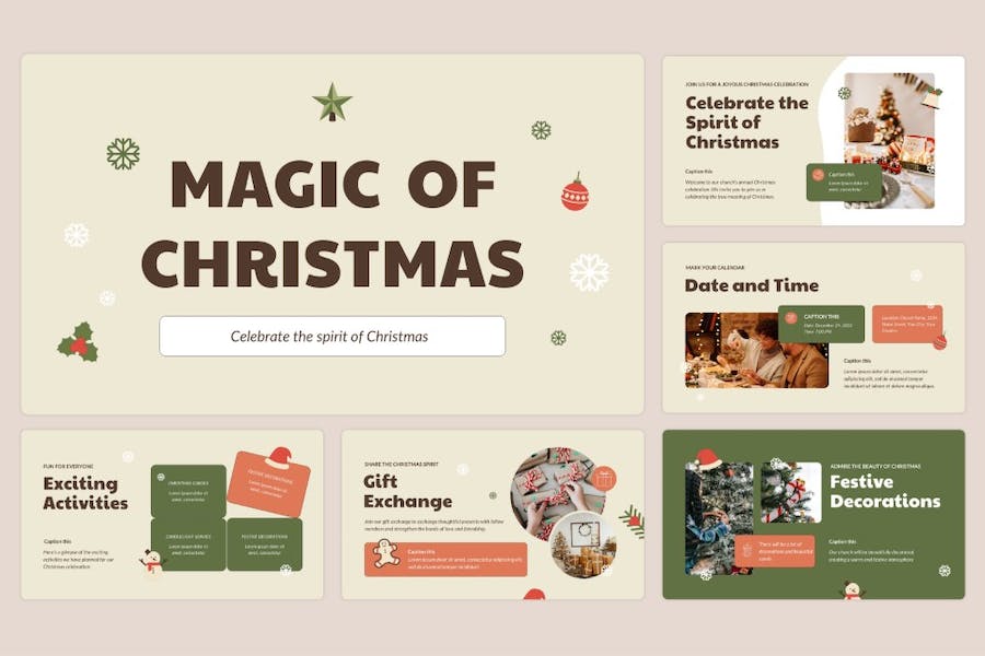 圣诞节项目活动方案PPT模板 - 顶尖PPT