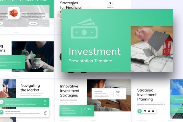 商业风险投资PPT模板 - 顶尖PPT