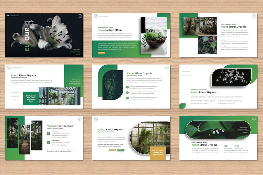 有机食品农业产品宣传推广PPT模板 - 顶尖PPT