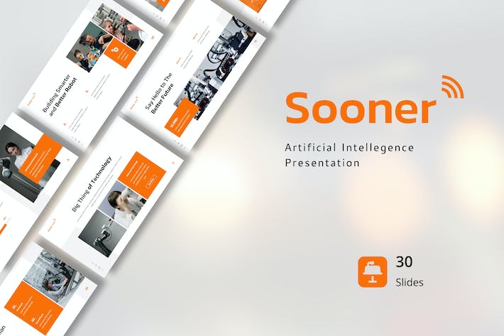 人工智能发展讲述方案Keynote模板 - 顶尖PPT