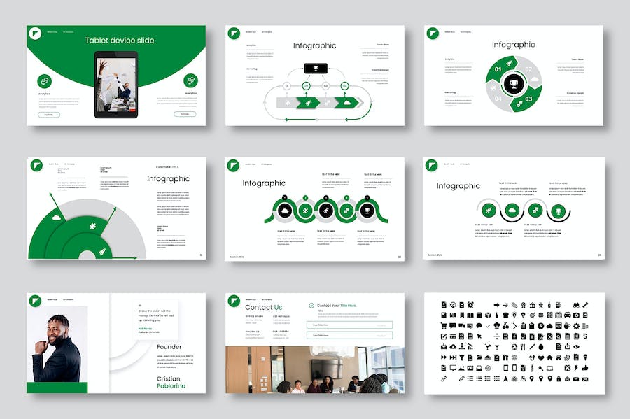 商业商务风格年终工作总结暨新年计划PPT模板 - 顶尖PPT
