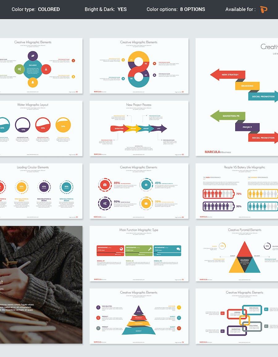 国外高级简约风格商务商业通用PPT模板 - 顶尖PPT