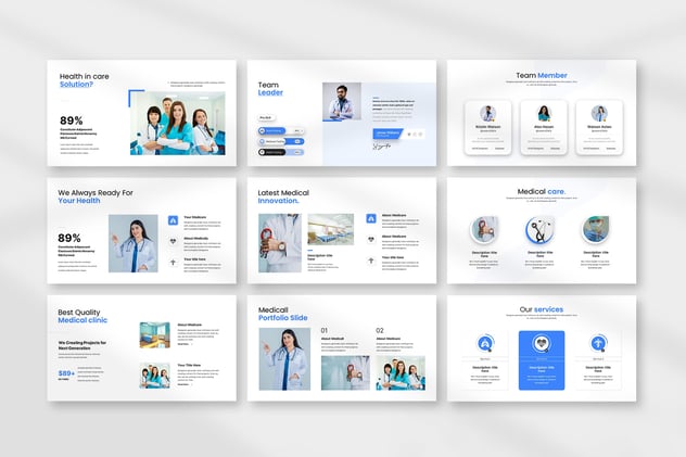 医院内部培训病例讨论医学教育PPT模板 - 顶尖PPT