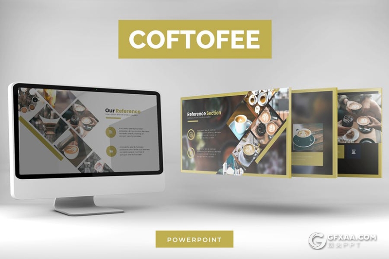 30页5种配色咖啡介绍展示ppt模板 - 顶尖PPT