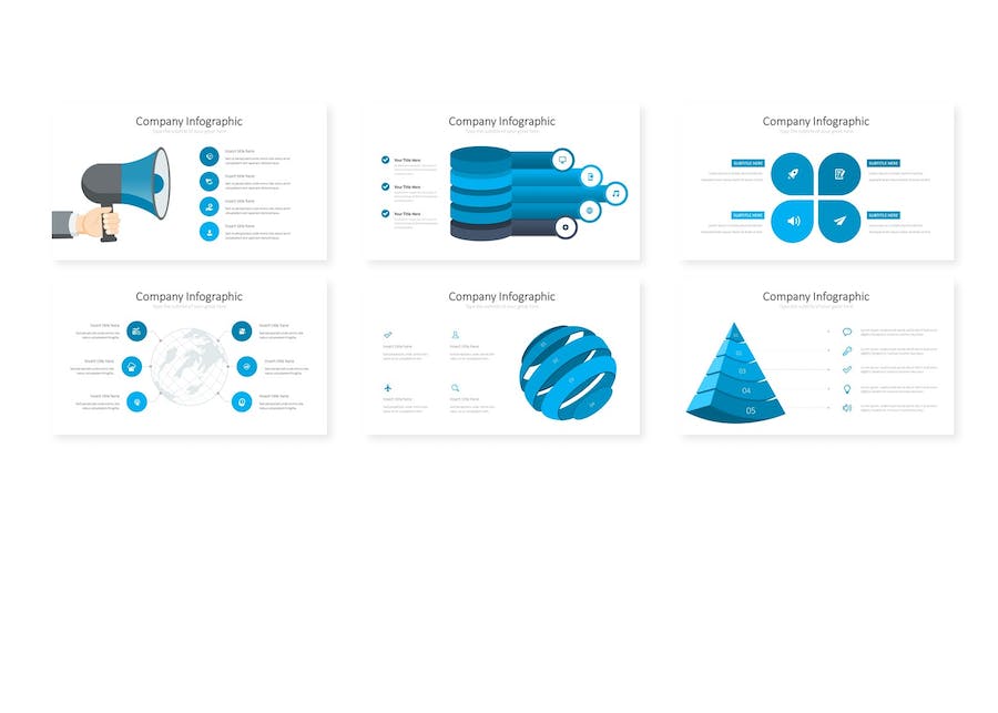 商务创意图形企业介绍PPT模板 - 顶尖PPT