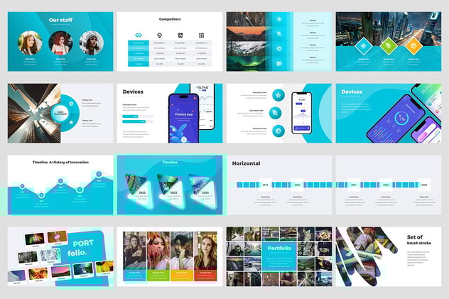 初创企业解决方案提供商PPT动画模板 - 顶尖PPT