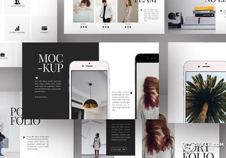 30页欧美简约文艺小清新风格Google slides模板 - 顶尖PPT